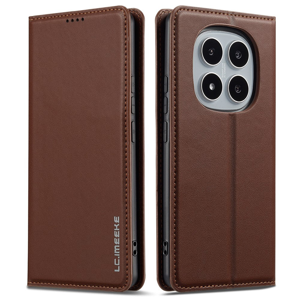 LC.IMEEKE L1 Series for Xiaomi Redmi Note 14 Pro 4G Case PU Leather Wallet Stand Protective Phone Cover