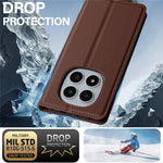 LC.IMEEKE L1 Series for Xiaomi Redmi Note 14 Pro 4G Case PU Leather Wallet Stand Protective Phone Cover