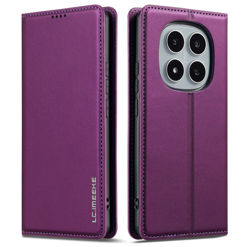 LC.IMEEKE L1 Series for Xiaomi Redmi Note 14 Pro 4G Case PU Leather Wallet Stand Protective Phone Cover