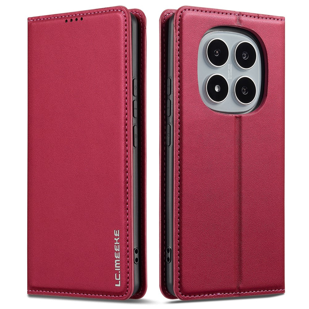 LC.IMEEKE L1 Series for Xiaomi Redmi Note 14 Pro 4G Case PU Leather Wallet Stand Protective Phone Cover