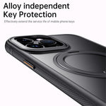Magnetiskt skal för iPhone 13 Pro Max, roterande växel, pivotstativ, PC + TPU-baksida