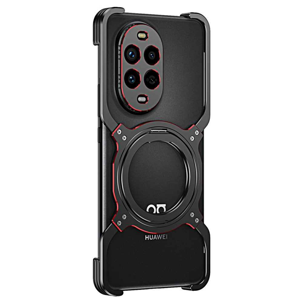 For Huawei nova 13 Pro 5G Case Kickstand Metal Bumper Magnetic Phone Cover