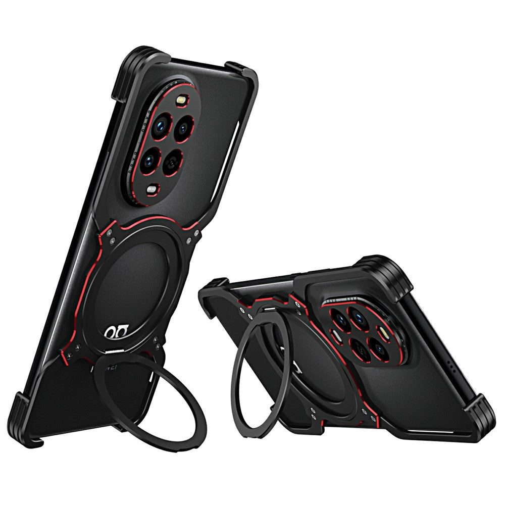 For Huawei nova 13 Pro 5G Case Kickstand Metal Bumper Magnetic Phone Cover