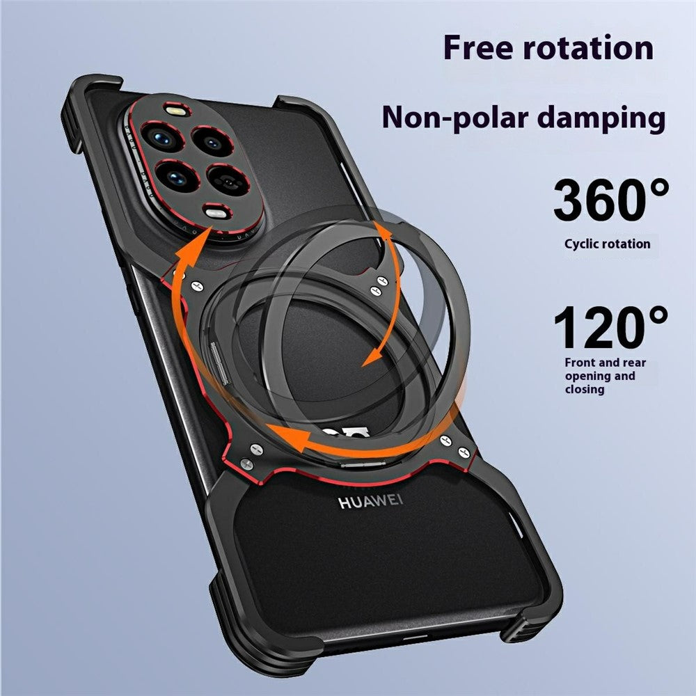For Huawei nova 13 Pro 5G Case Kickstand Metal Bumper Magnetic Phone Cover