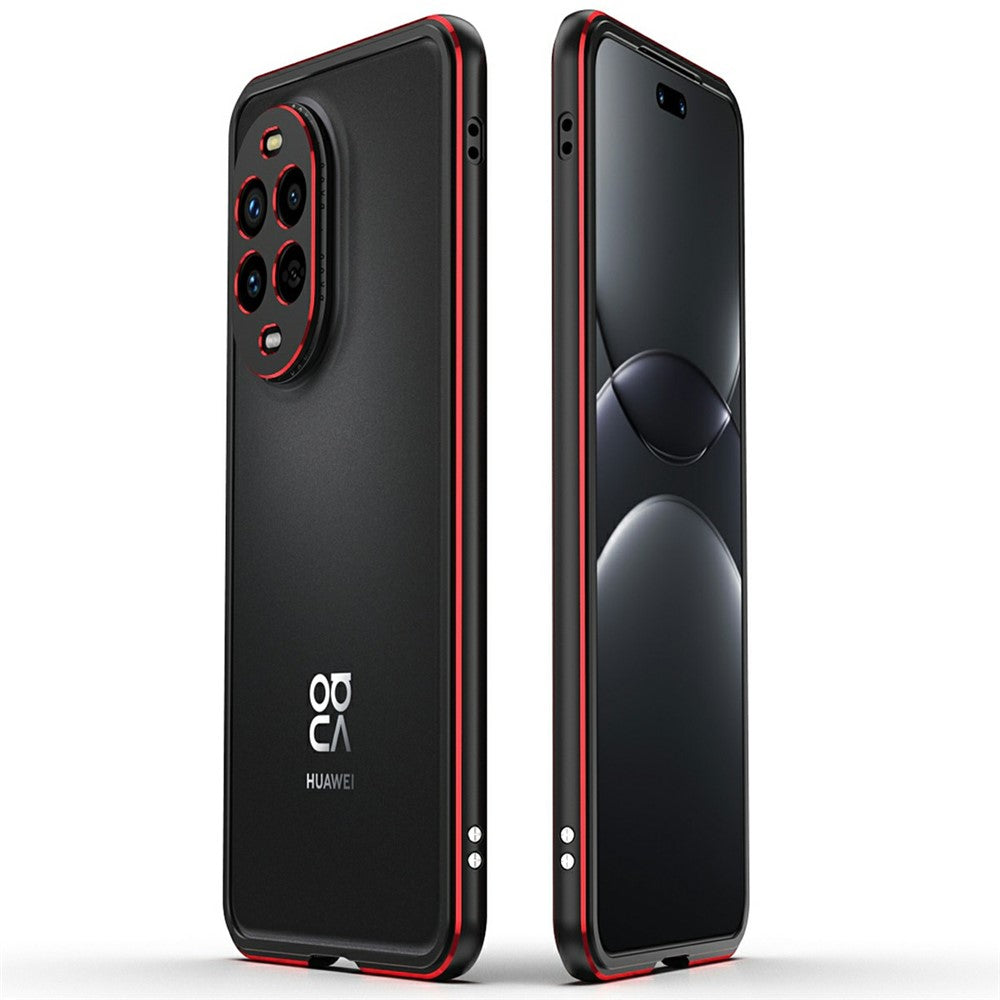 For Huawei nova 13 Pro 5G Bumper Case Metal Frame Phone Cover with Camera Lens Guard