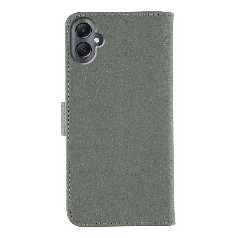 Til Samsung Galaxy A08 5G / A08 4G / A07 4G / A06 4G / A06 5G Etui Fjerpræget PU Læderpung Telefoncover