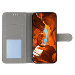 Til Samsung Galaxy A06s Etui Fjerpræg PU Læder Pung Telefoncover
