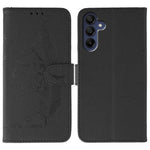 Til Samsung Galaxy A06s Etui Fjerpræg PU Læder Pung Telefoncover