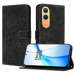 For OnePlus Nord CE4 Lite 5G Leather Case 7-Shaped Pattern Wallet Stand Shockproof Phone Cover