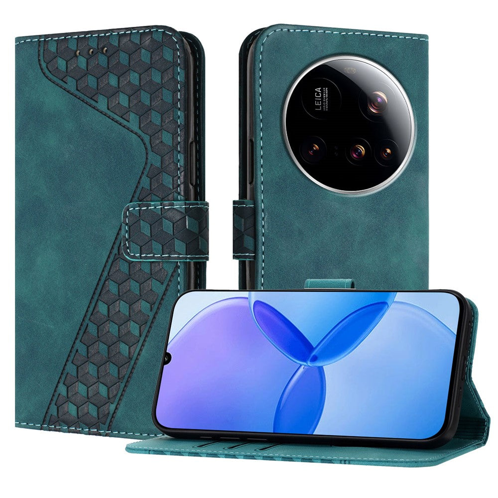 For Xiaomi 15 Ultra Leather Case 7-Shaped Pattern Wallet Stand Shockproof Phone Cover