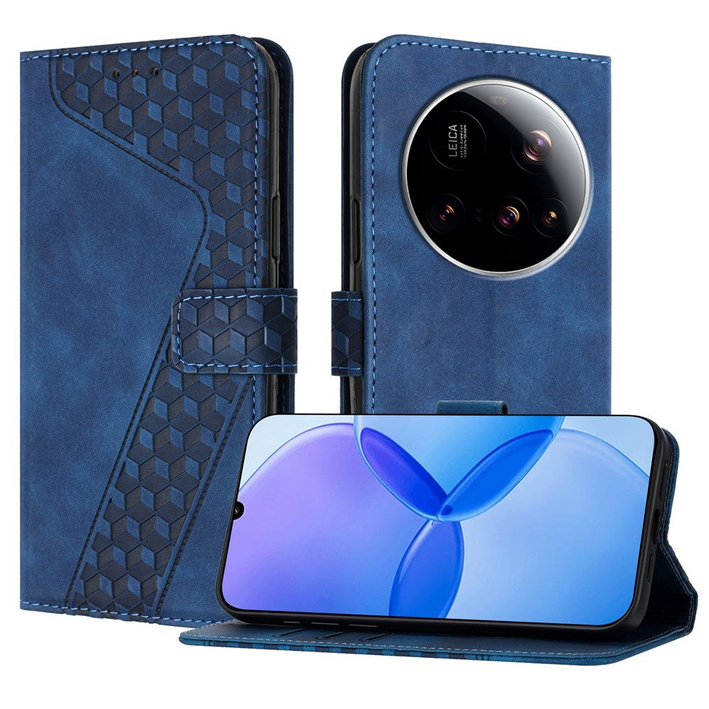 For Xiaomi 15 Ultra Leather Case 7-Shaped Pattern Wallet Stand Shockproof Phone Cover