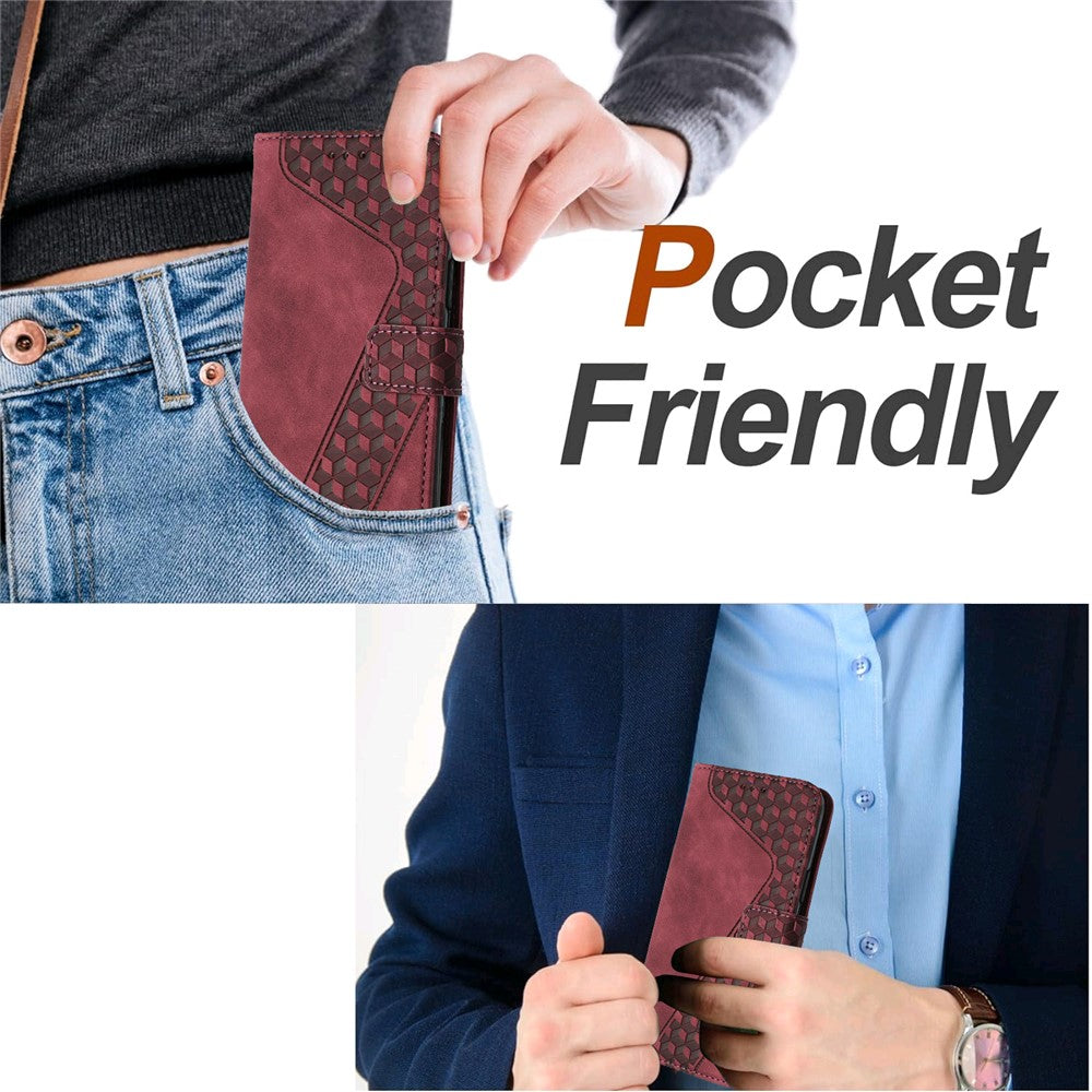 For Honor Magic7 Lite 5G / X9c 5G / X60 Pro 5G Leather Case 7-Shaped Pattern Wallet Stand Shockproof Phone Cover