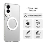 For Samsung Galaxy S25 Edge Case Magnetic Case Skin Touch Matte Anti Drop TPU + PC Phone Back Cover
