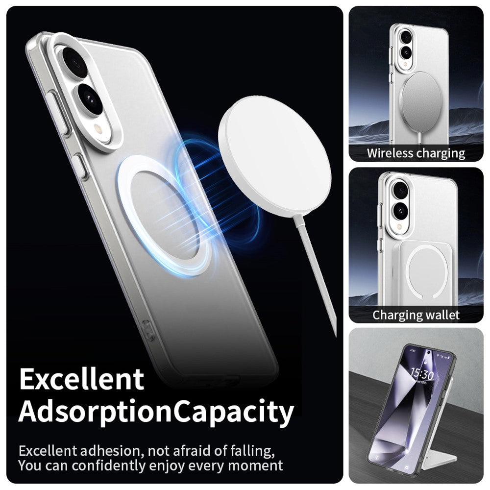 For Samsung Galaxy S25 Edge Case Magnetic Case Skin Touch Matte Anti Drop TPU + PC Phone Back Cover