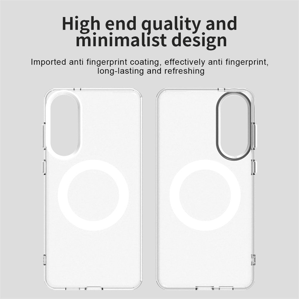 For Samsung Galaxy S25 Edge Case Magnetic Case Skin Touch Matte Anti Drop TPU + PC Phone Back Cover