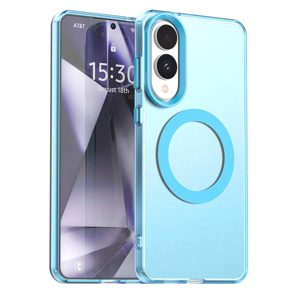 For Samsung Galaxy S25 Edge Case Magnetic Case Skin Touch Matte Anti Drop TPU + PC Phone Back Cover