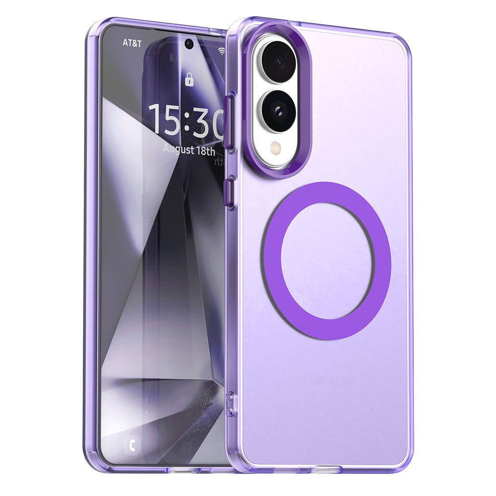 For Samsung Galaxy S25 Edge Case Magnetic Case Skin Touch Matte Anti Drop TPU + PC Phone Back Cover