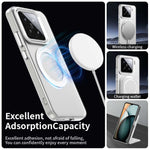 For Xiaomi 15 Pro Case Magnetic Case Skin Touch Matte Anti Drop TPU + PC Phone Back Cover