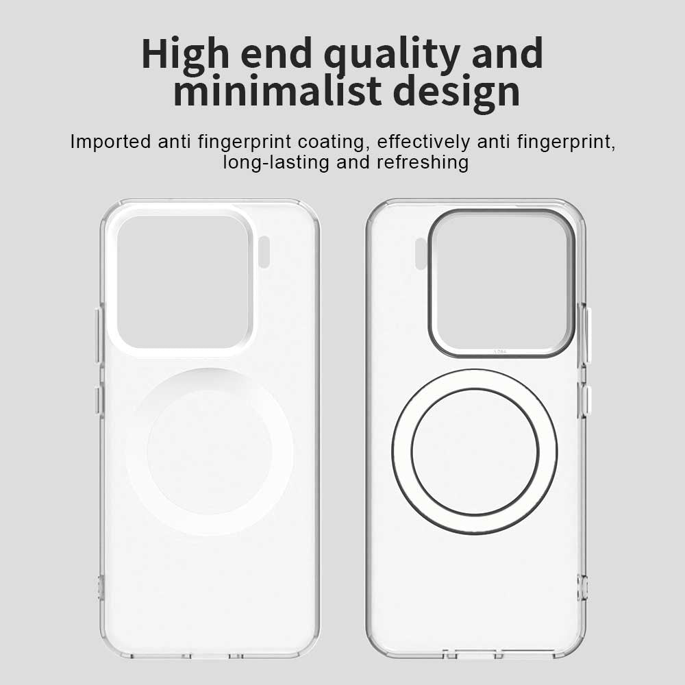 For Xiaomi 15 Pro Case Magnetic Case Skin Touch Matte Anti Drop TPU + PC Phone Back Cover