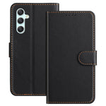 Til Samsung Galaxy A34 5G Læder Cover Pung Stativ Ensfarvet Anti-fald Telefoncover