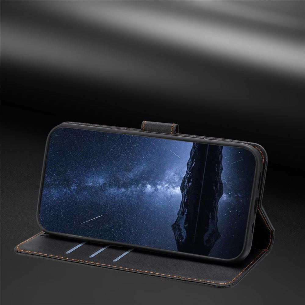 Til Samsung Galaxy A34 5G Læder Cover Pung Stativ Ensfarvet Anti-fald Telefoncover