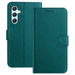 Til Samsung Galaxy A34 5G Læder Cover Pung Stativ Ensfarvet Anti-fald Telefoncover