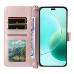 For Honor 400 Lite 5G Wallet Case with Shoulder / Wrist Strap Leather Phone Cover Stand