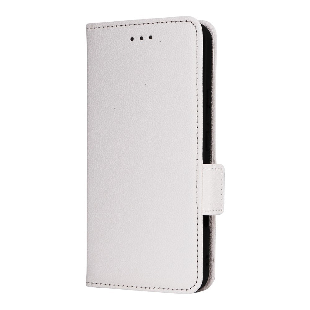 For Honor 400 Lite 5G etui med håndledsrem litchi tekstur PU læder pung telefoncover