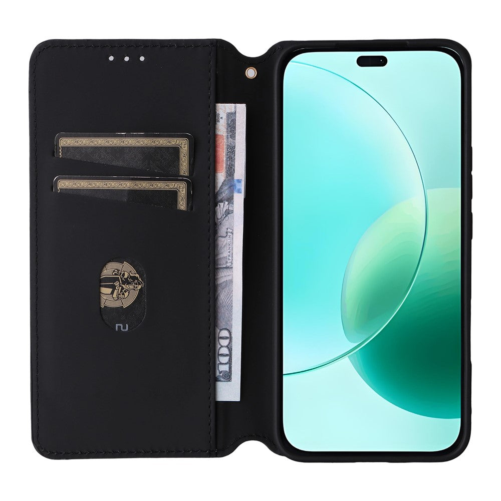 For Honor 400 Lite 5G Etui Pung Diamantmønstret Læder Telefoncover
