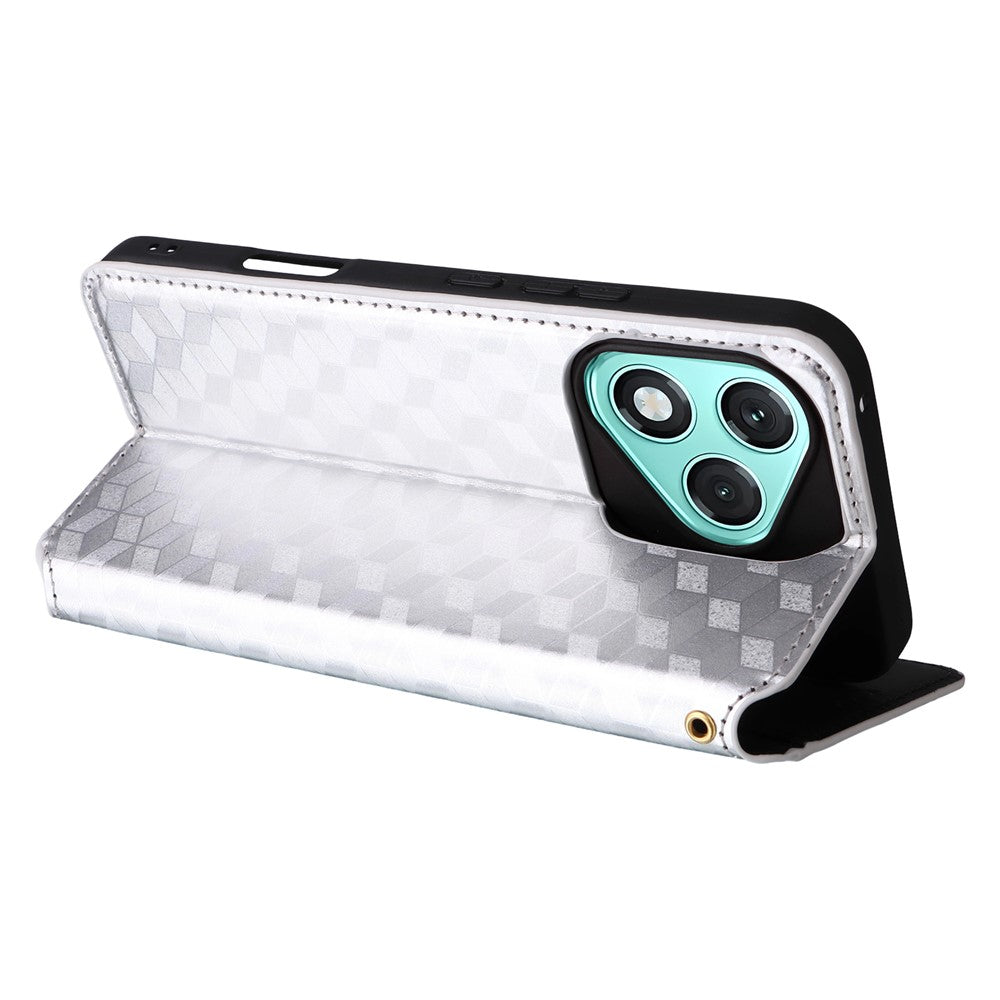 For Honor 400 Lite 5G Etui Pung Diamantmønstret Læder Telefoncover