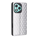 For Honor 400 Lite 5G Etui Pung Diamantmønstret Læder Telefoncover