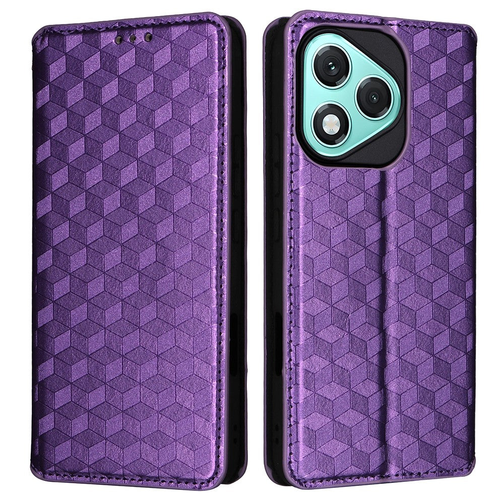 For Honor 400 Lite 5G Etui Pung Diamantmønstret Læder Telefoncover