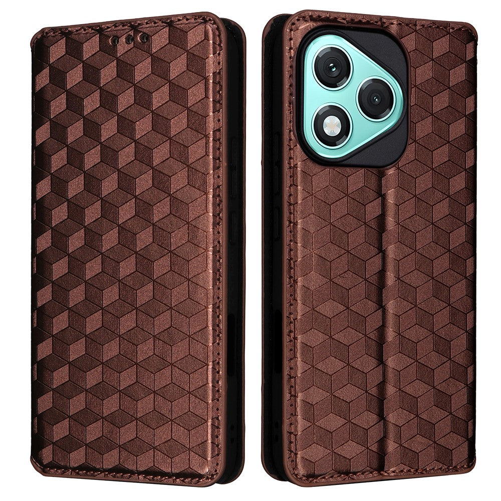 For Honor 400 Lite 5G Etui Pung Diamantmønstret Læder Telefoncover