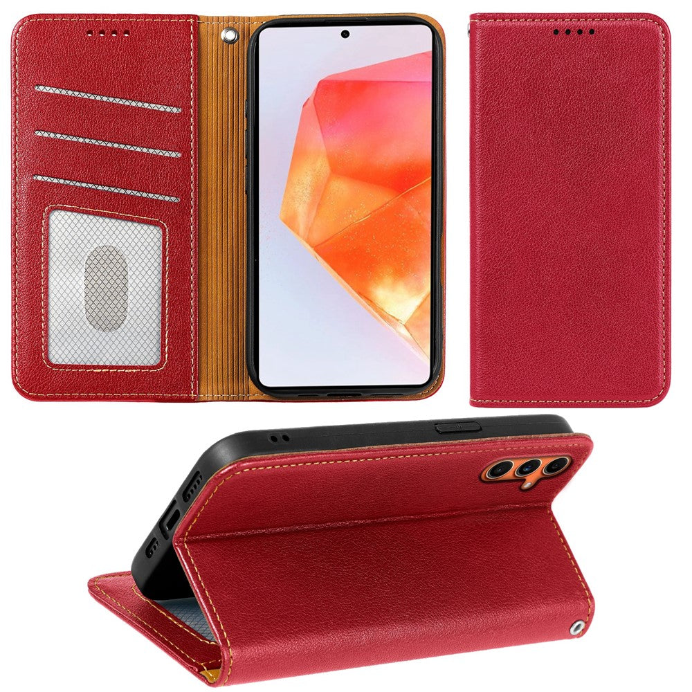 For Samsung Galaxy A06s Case Wallet RFID Blocking Leather Phone Cover Strong Magnetic Closure