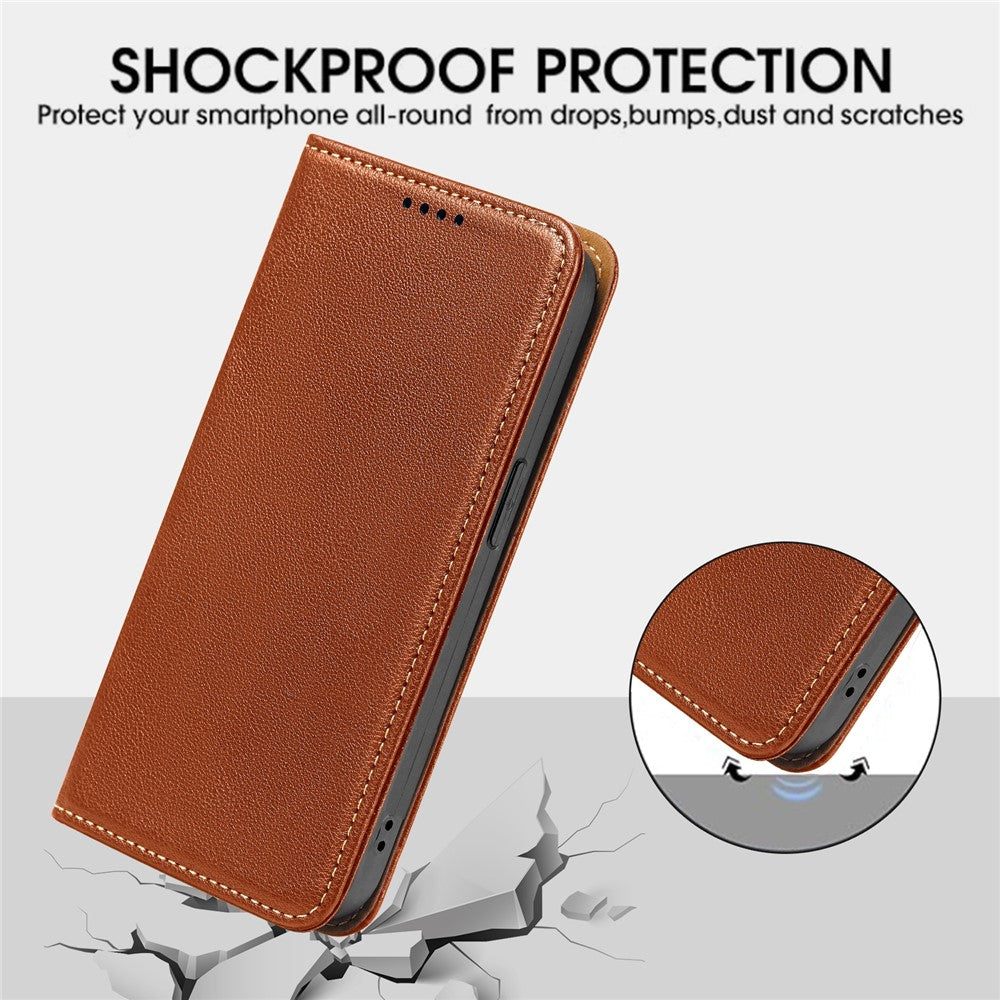 Til Samsung Galaxy A35 5G Cover Pung RFID-blokerende lædertelefoncover Stærk magnetlukning