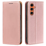 Til Samsung Galaxy A35 5G Cover Pung RFID-blokerende lædertelefoncover Stærk magnetlukning