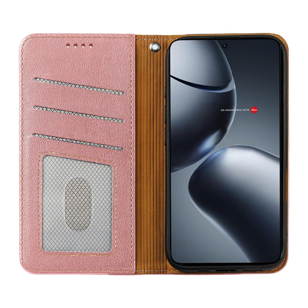 For Xiaomi 14T Pro Case Wallet RFID Blocking Leather Phone Cover Strong Magnetic Closure