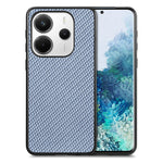For Xiaomi Redmi Note 14 5G Case Carbon Fiber Texture PU+PC+TPU Phone Back Cover