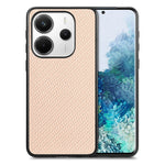 For Xiaomi Redmi Note 14 5G Case Carbon Fiber Texture PU+PC+TPU Phone Back Cover