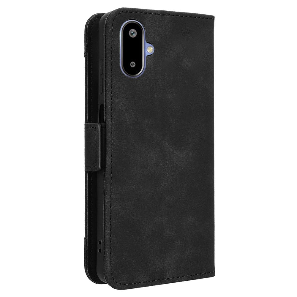 Til Samsung Galaxy F06 5G / M06 5G Læder Cover Telefon Pung Etui med Flere Kortlommer
