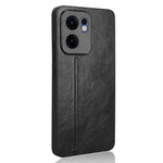 Oppo Reno13 F 5G (Reno 13 FS 5G) / 4G Skal Kohudstruktur Läder + TPU + PC mobilskal Sömnadslinje