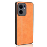 Oppo Reno13 F 5G (Reno 13 FS 5G) / 4G Skal Kohudstruktur Läder + TPU + PC mobilskal Sömnadslinje