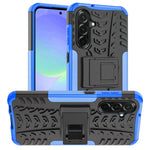 Samsung Galaxy A36 5G-skal PC+TPU Däckmönster Slim mobilskal med Stativ