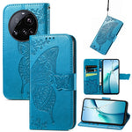 For Xiaomi 15 Ultra Case with Strap Butterfly Pattern PU Leather Wallet Phone Cover