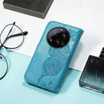 For Xiaomi 15 Ultra Case with Strap Butterfly Pattern PU Leather Wallet Phone Cover