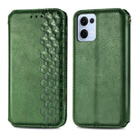 For Oppo Reno13 5G (Global) Case Rhombus Imprint PU Leather Wallet Phone Cover