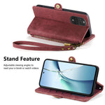 For Huawei nova 13 Pro 5G Zipper Wallet Case Geometry Lines Leather Phone Cover with Strap