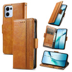 CASENEO For Oppo Reno13 5G (Global) Phone Cases  PU Leather Cover Stand with RFID Blocking Wallet
