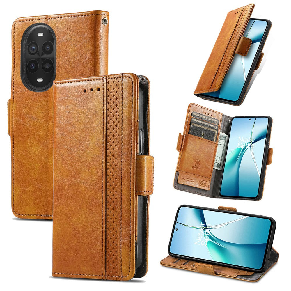 CASENEO For Huawei nova 13 Pro 5G Phone Cases  PU Leather Cover Stand with RFID Blocking Wallet