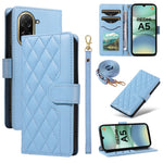 For Xiaomi Redmi A5 NFC (EU) (173.45mm) Wallet Case Rhombus Leather Phone Cover with Strap